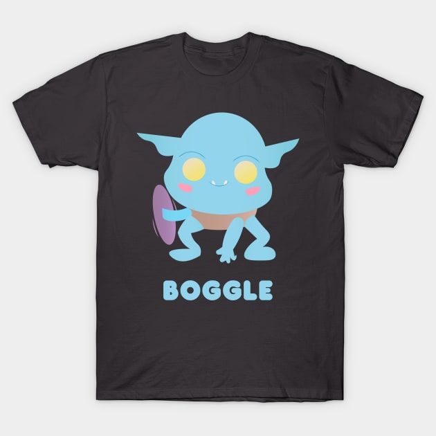 Kawaii Boggle Monster T-Shirt by FlutesLoot